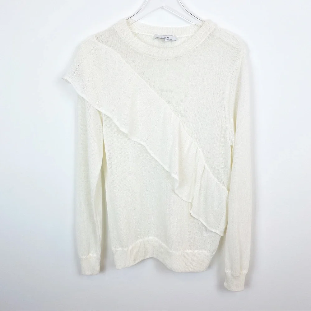 IRO | Raja Lightweight Ruffle Sweater - Picture 3 of 9